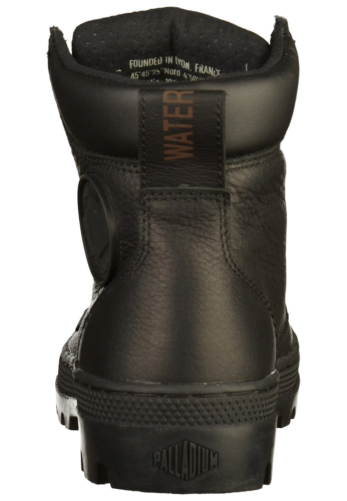 Palladium Stiefelette Leder/Textil Schwarz