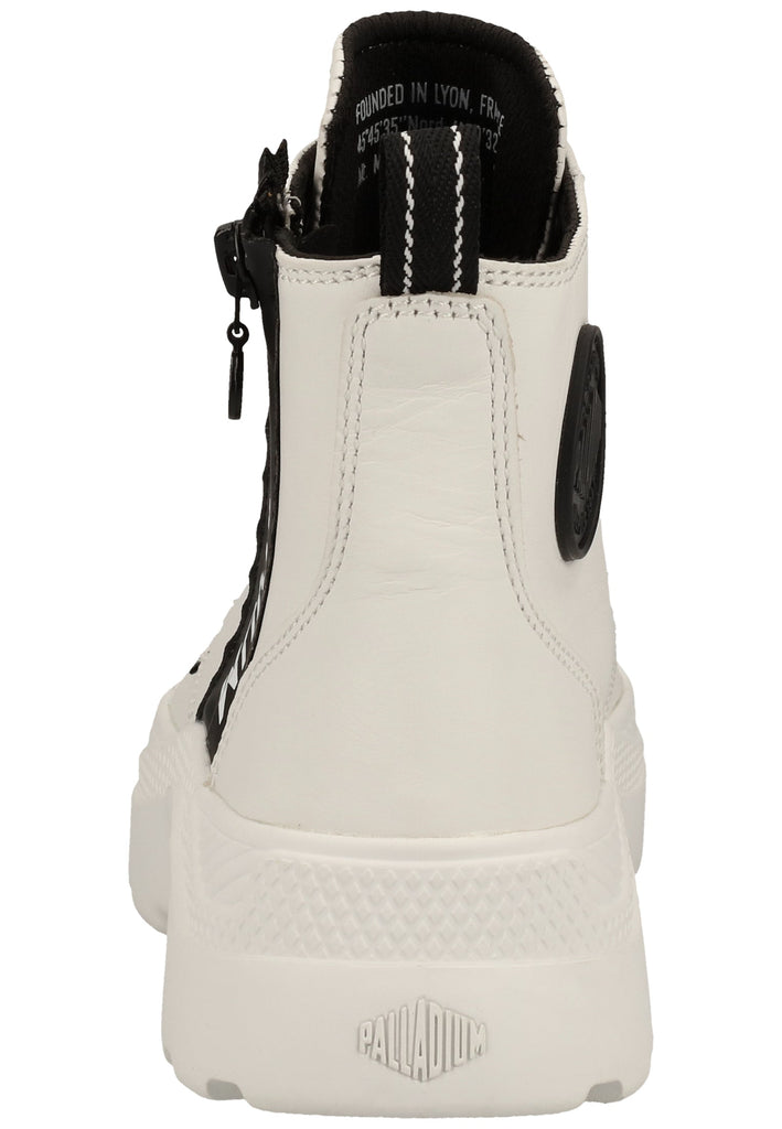 Palladium Stiefelette Leder Weiß