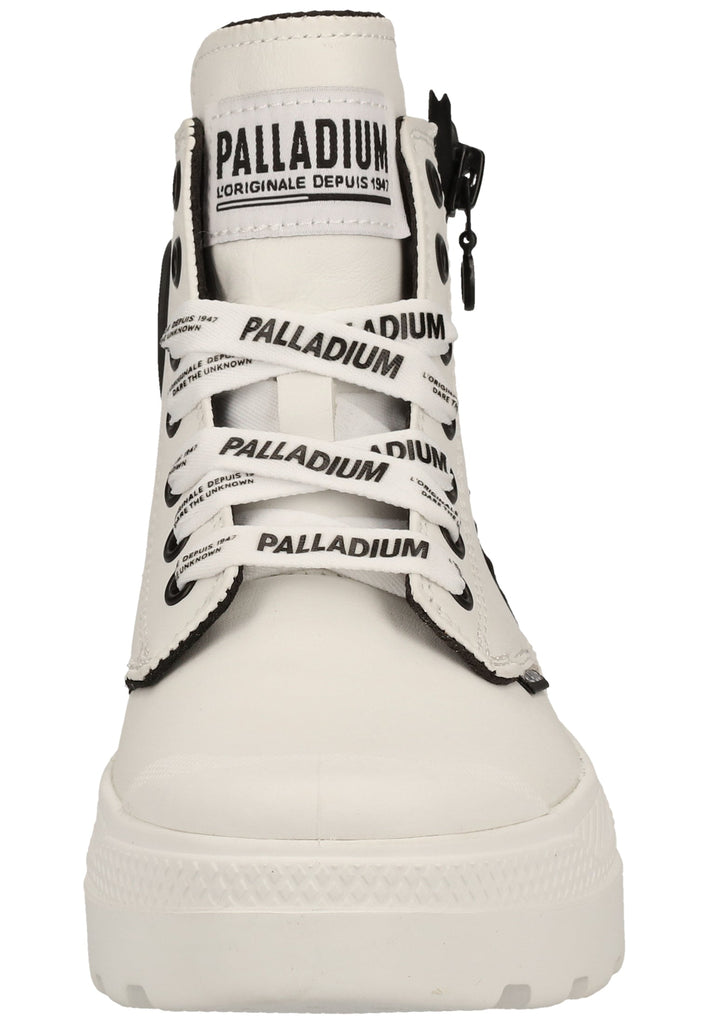 Palladium Stiefelette Leder Weiß