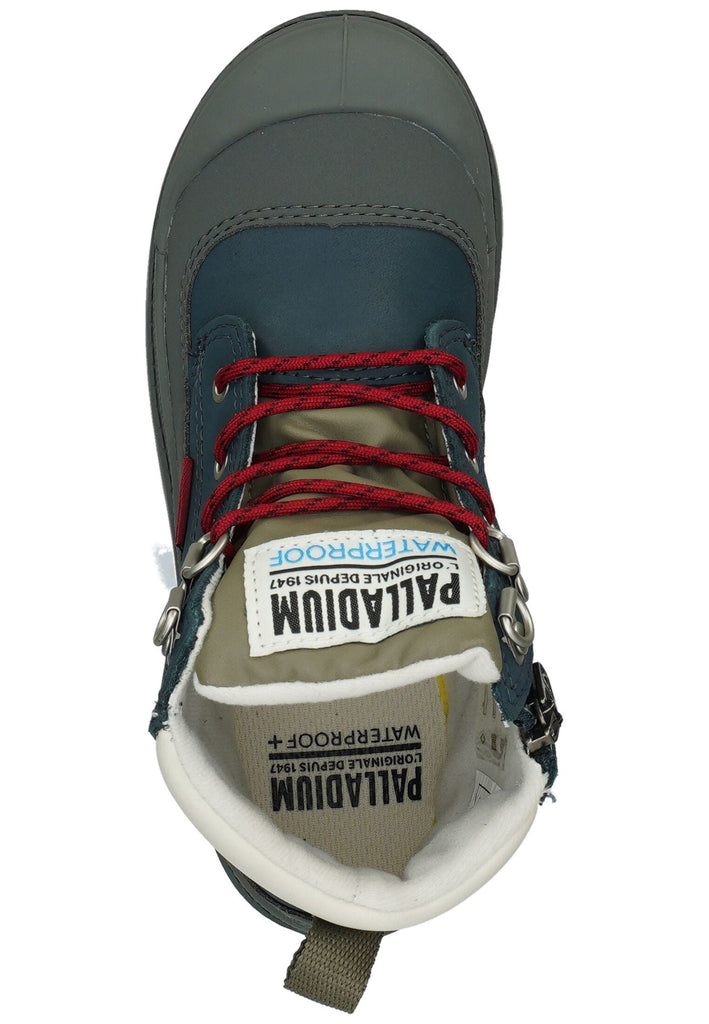 Palladium Stiefelette Lederimitat Blau