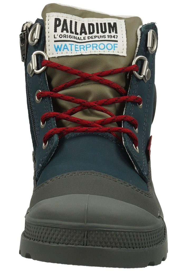 Palladium Stiefelette Lederimitat Blau