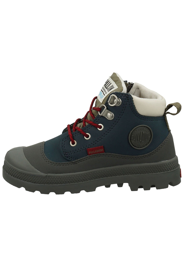 Palladium Stiefelette Lederimitat Blau
