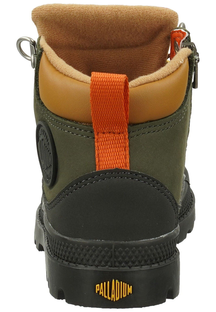 Palladium Stiefelette Lederimitat Grün