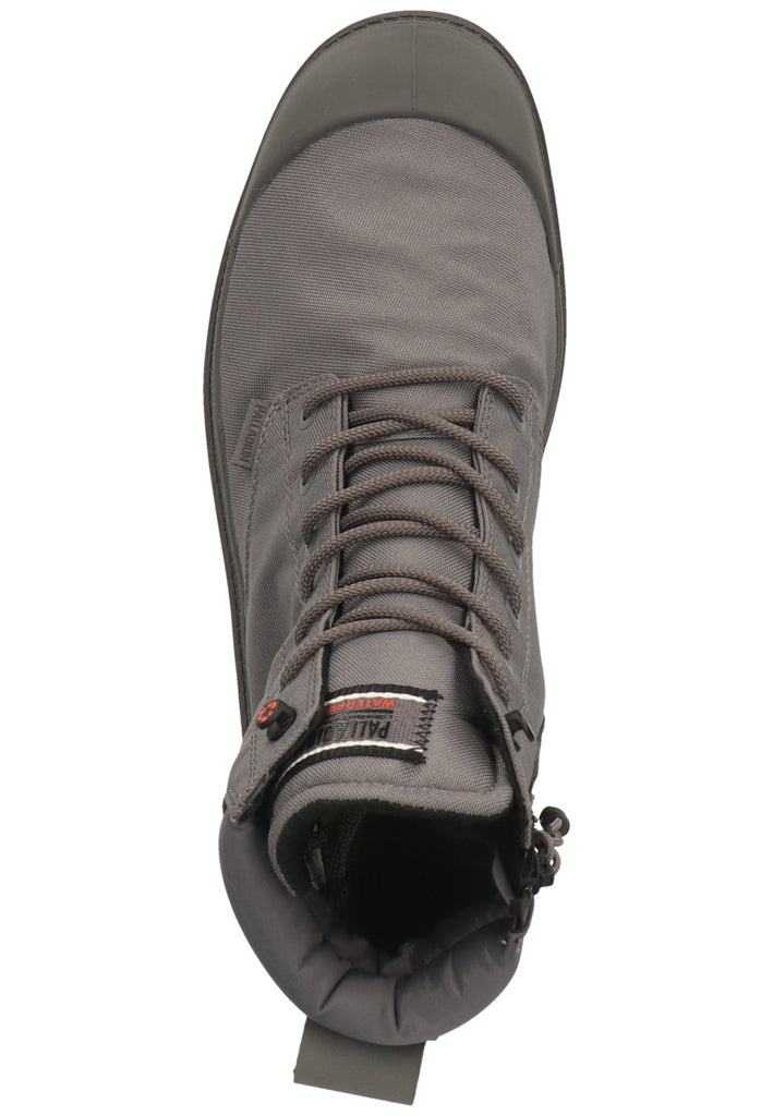 Palladium Stiefelette Textil Grau