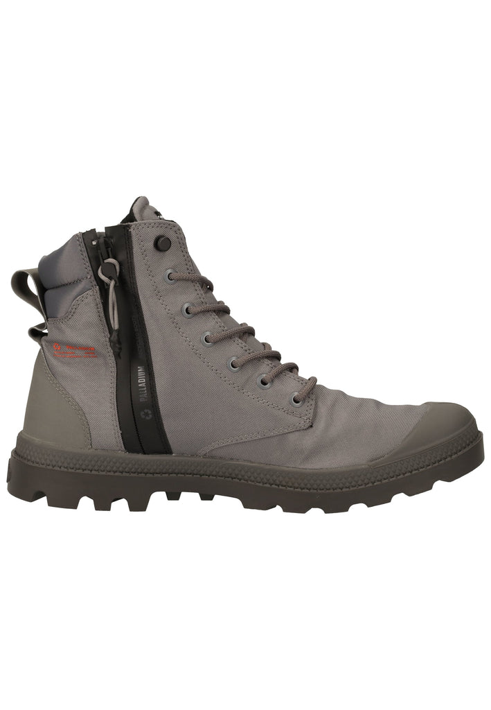 Palladium Stiefelette Textil Grau