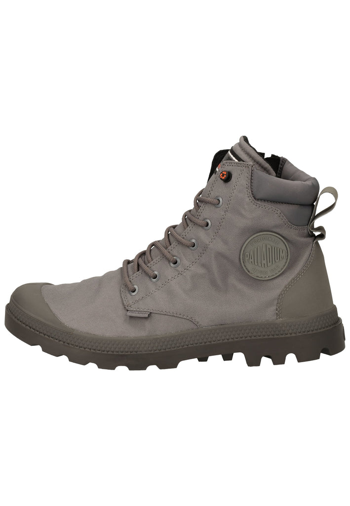Palladium Stiefelette Textil Grau
