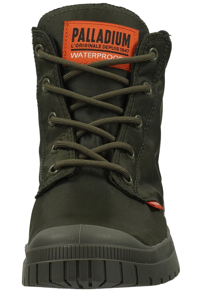 Palladium Stiefelette Textil Oliv