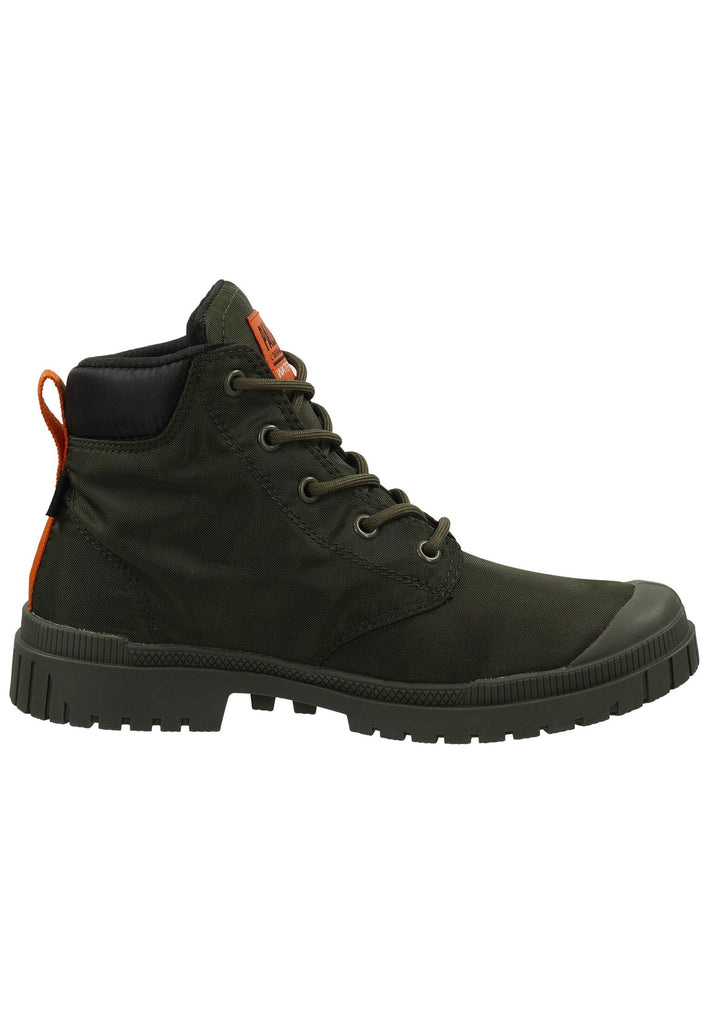 Palladium Stiefelette Textil Oliv