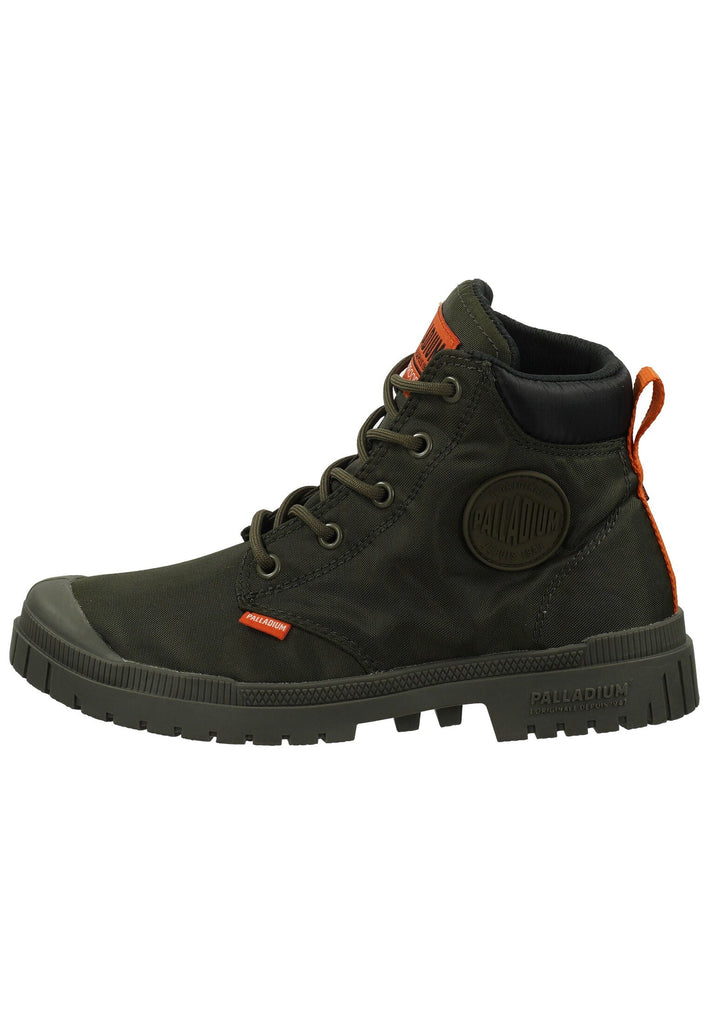 Palladium Stiefelette Textil Oliv