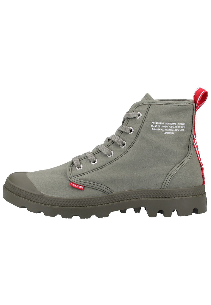 Palladium Stiefelette Textil Olive