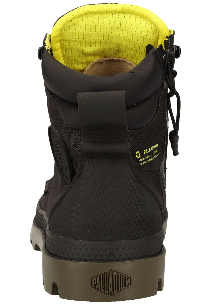 Palladium Stiefelette Textil Schwarz