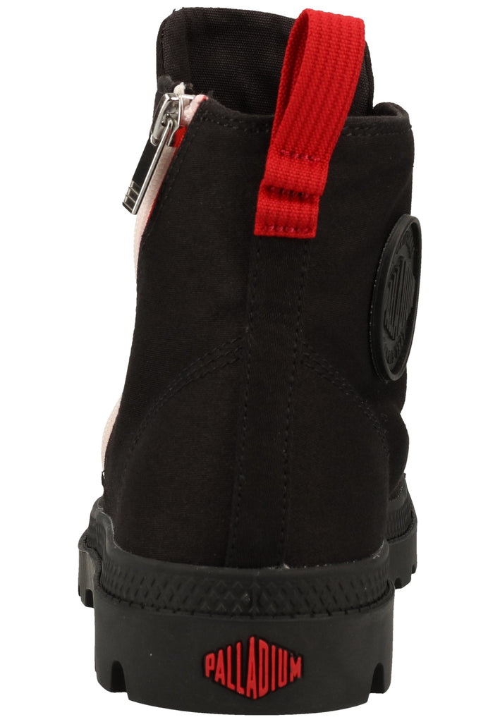 Palladium Stiefelette Textil Schwarz