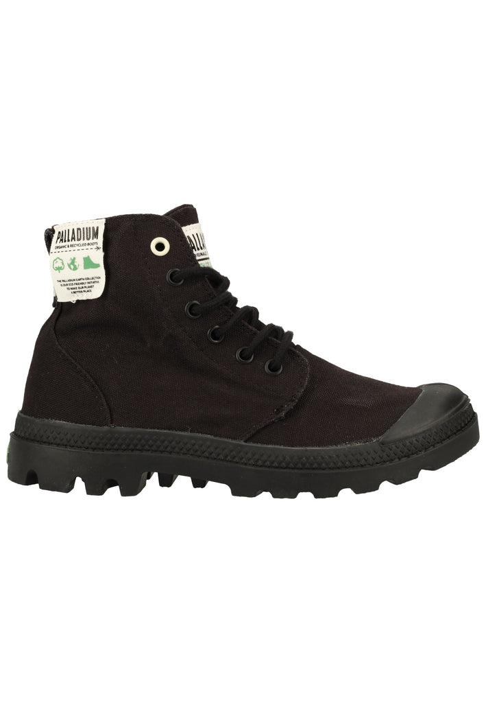 Palladium Stiefelette Textil Schwarz