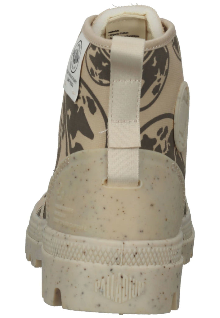 Palladium Stiefelette Textil Schwarz/Beige