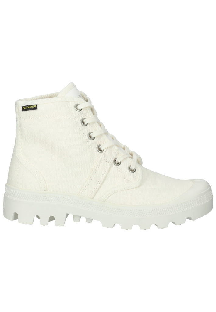 Palladium Stiefelette Textil Weiß