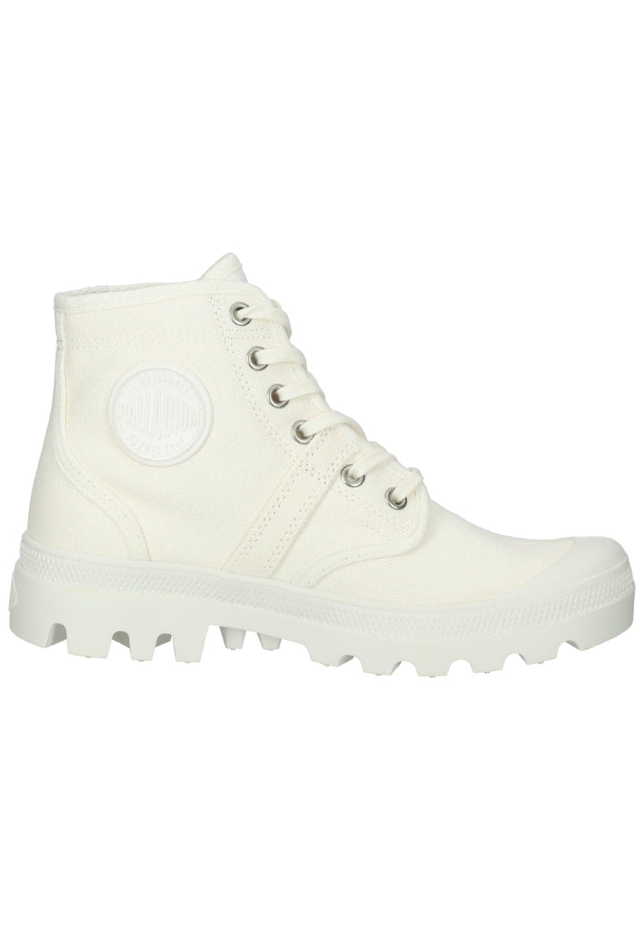 Palladium Stiefelette Textil Weiß