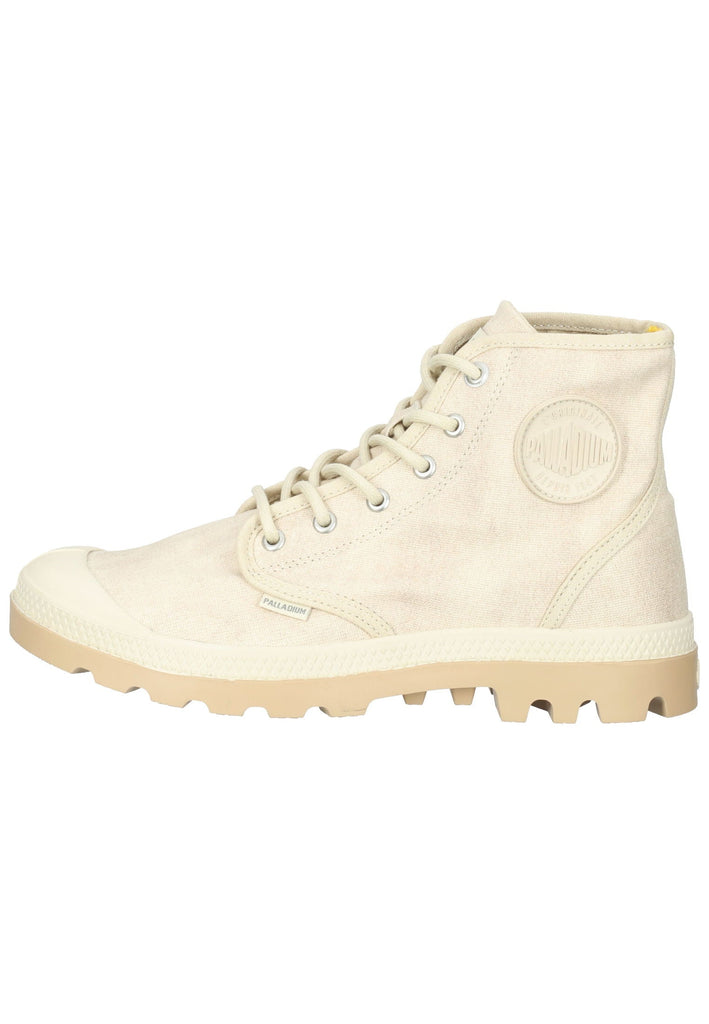 Palladium Stiefelette Textil Weiß