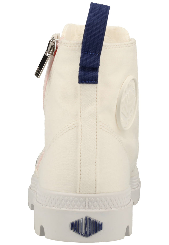 Palladium Stiefelette Textil Weiß