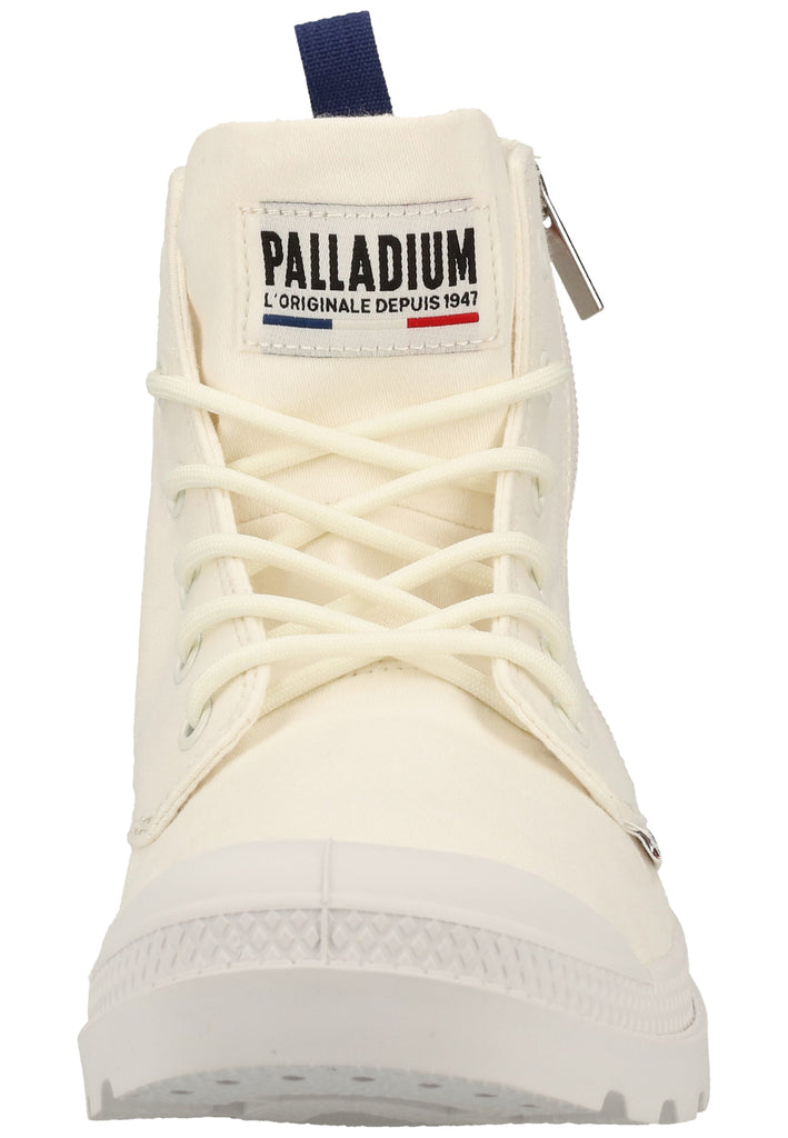 Palladium Stiefelette Textil Weiß