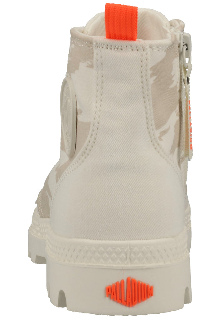 Palladium Stiefelette Textil Weiß