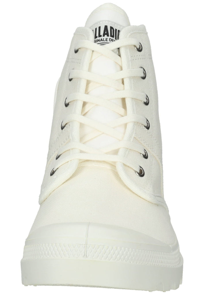Palladium Stiefelette Textil Weiß