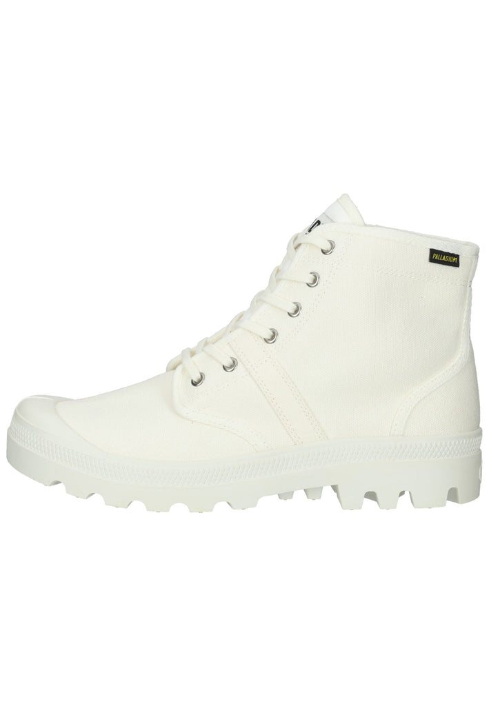 Palladium Stiefelette Textil Weiß