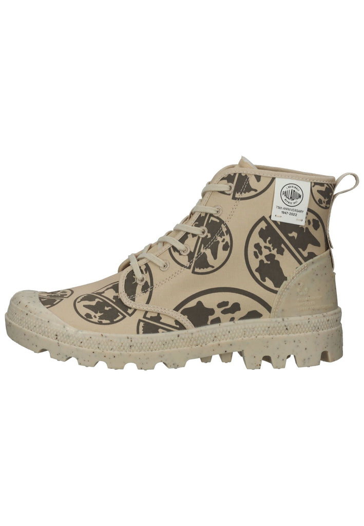Stiefeletten Palladium Stiefelette Textil Schwarz/Beige