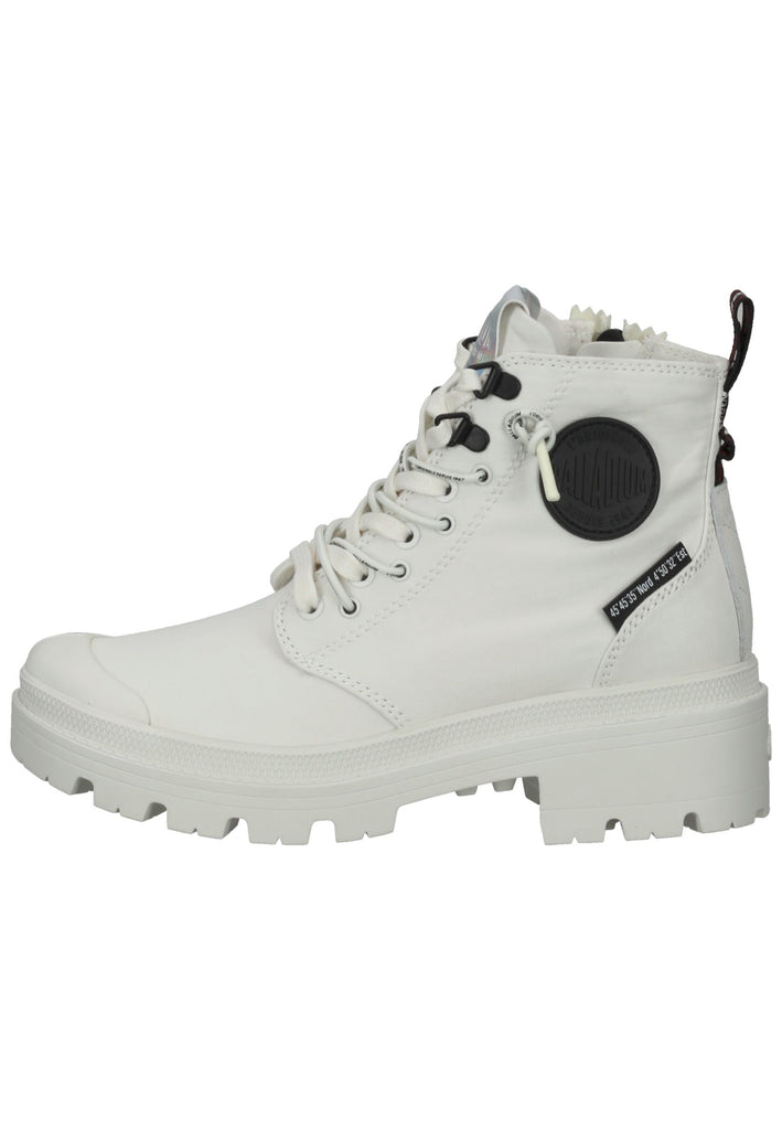 Stiefeletten Palladium Stiefelette Textil Weiß