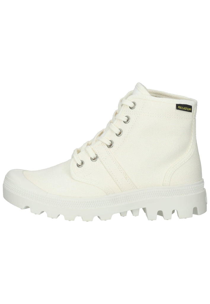 Stiefeletten Palladium Stiefelette Textil Weiß