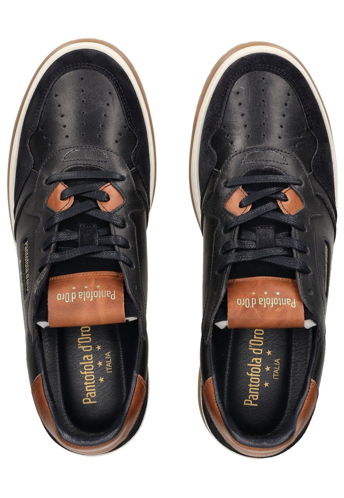 Pantofola d Oro Sneaker Leder Braun/Navy