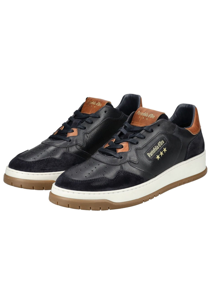 Pantofola d Oro Sneaker Leder Braun/Navy
