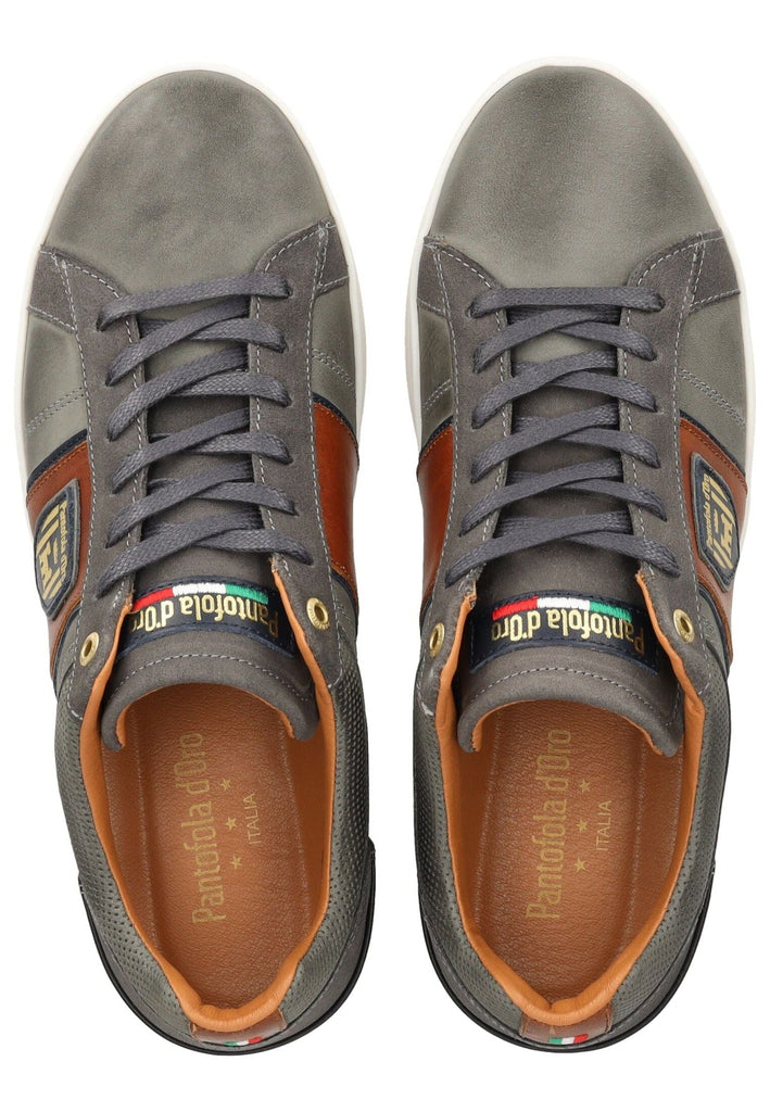 Pantofola d Oro Sneaker Leder Dunkelgrau