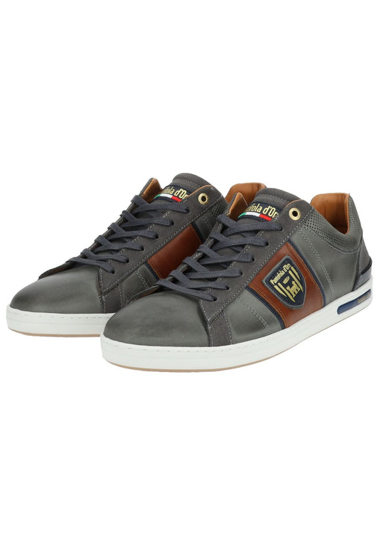 Pantofola d Oro Sneaker Leder Dunkelgrau