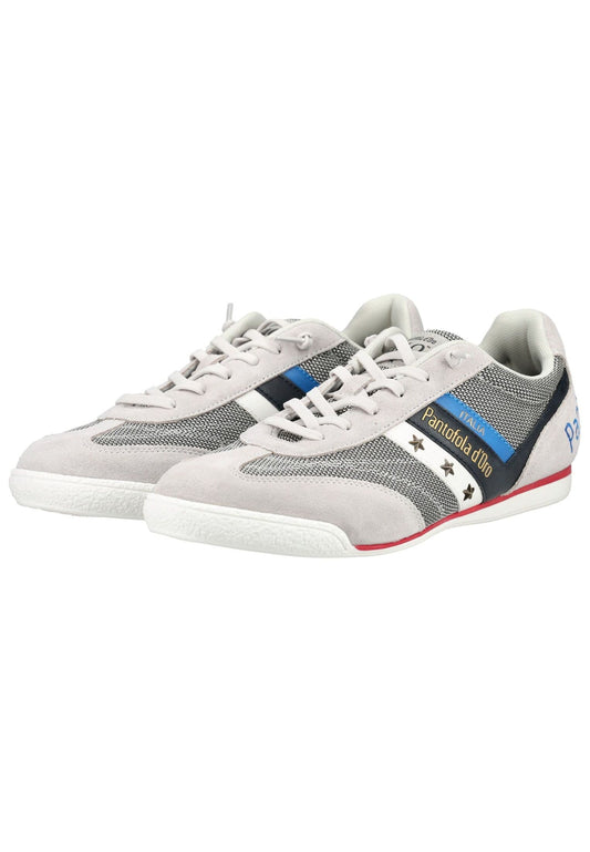 Pantofola d Oro Sneaker Leder/Textil Grau/Blau