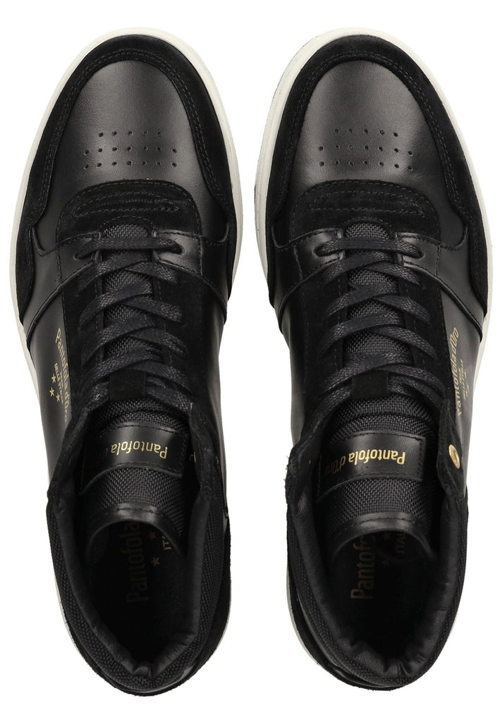 Pantofola d Oro Sneaker Leder/Textil Schwarz