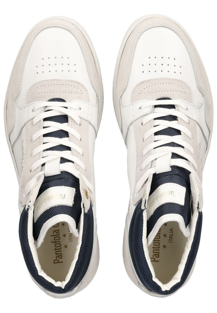 Pantofola d Oro Sneaker Leder/Textil Weiß/Grau