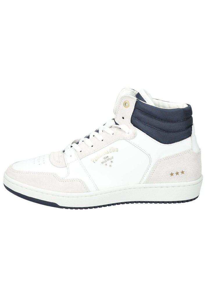 Pantofola d Oro Sneaker Leder/Textil Weiß/Grau