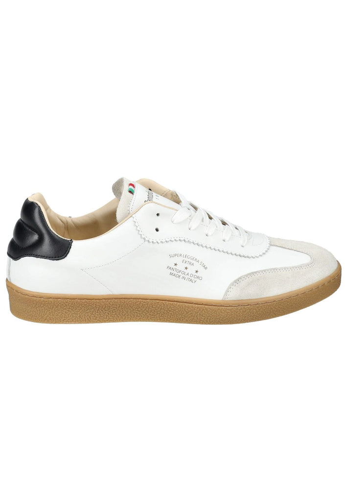 Pantofola d Oro Sneaker Leder Weiß/Schwarz