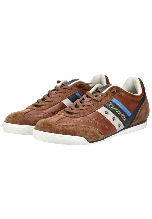 Pantofola d Oro Sneaker Lederimitat Cognac