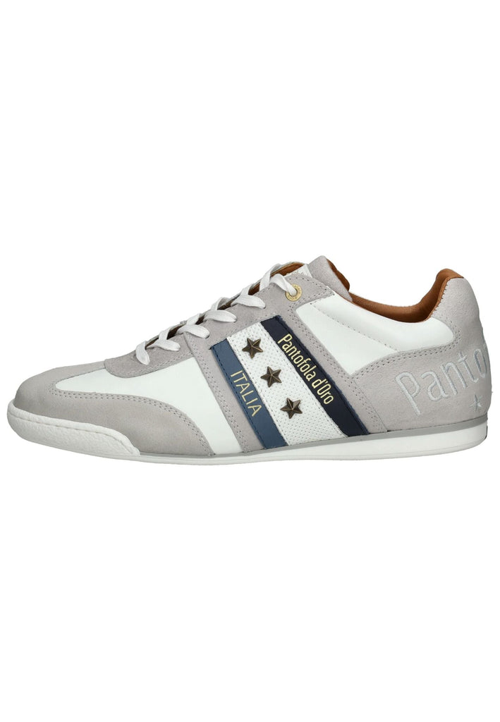 Sneaker Pantofola d Oro Sneaker Veloursleder/Textil Grau/Weiß