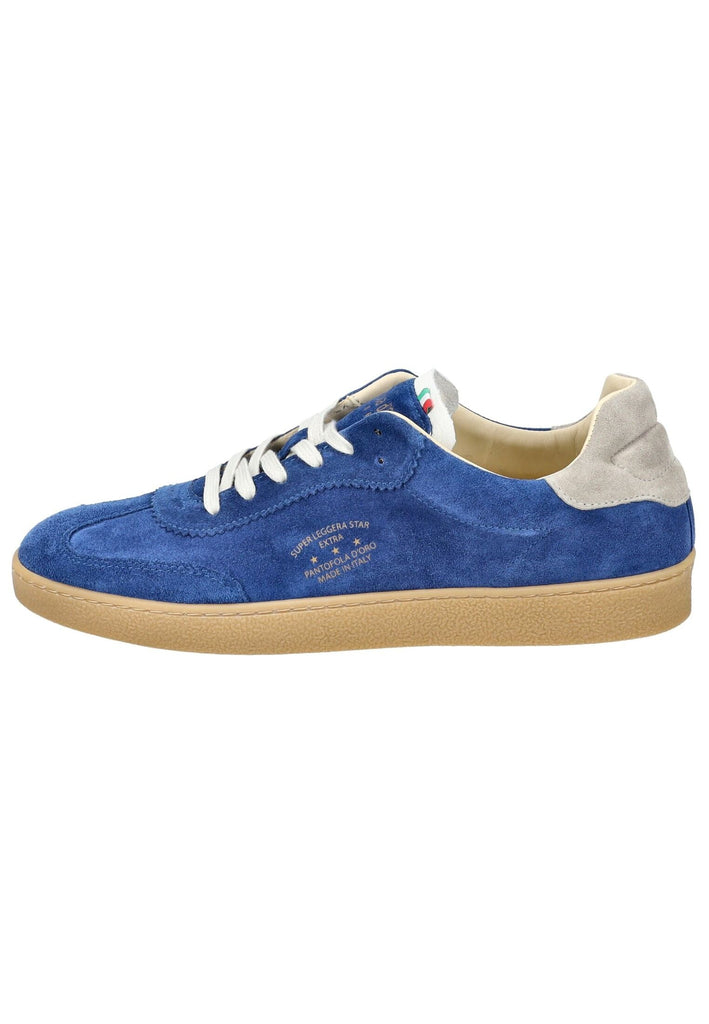Pantofola d Oro Sneaker Veloursleder Blau/Grau