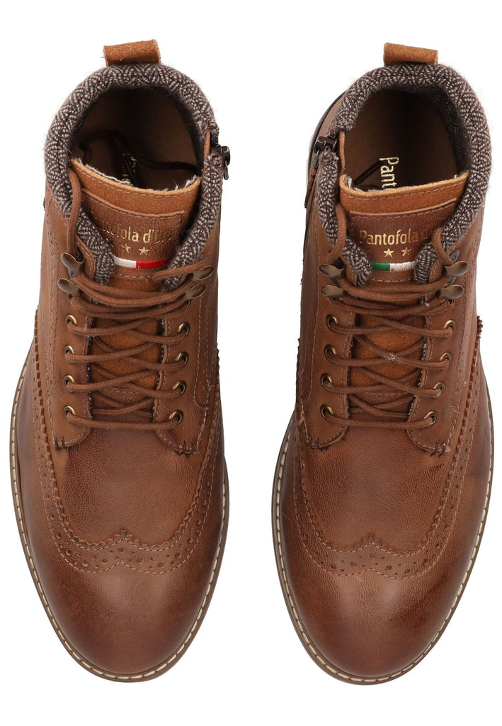 Pantofola d Oro Stiefelette Leder Braun