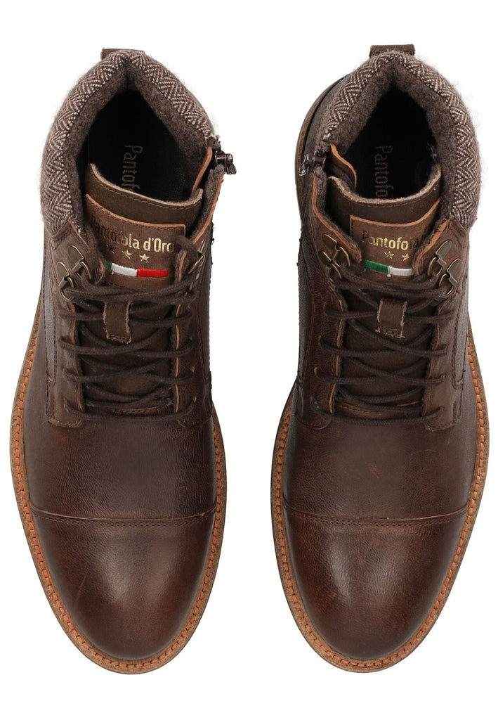 Pantofola d Oro Stiefelette Leder Coffee