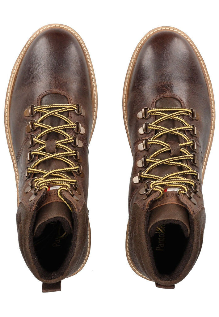 Pantofola d Oro Stiefelette Leder Coffee Warmfutter