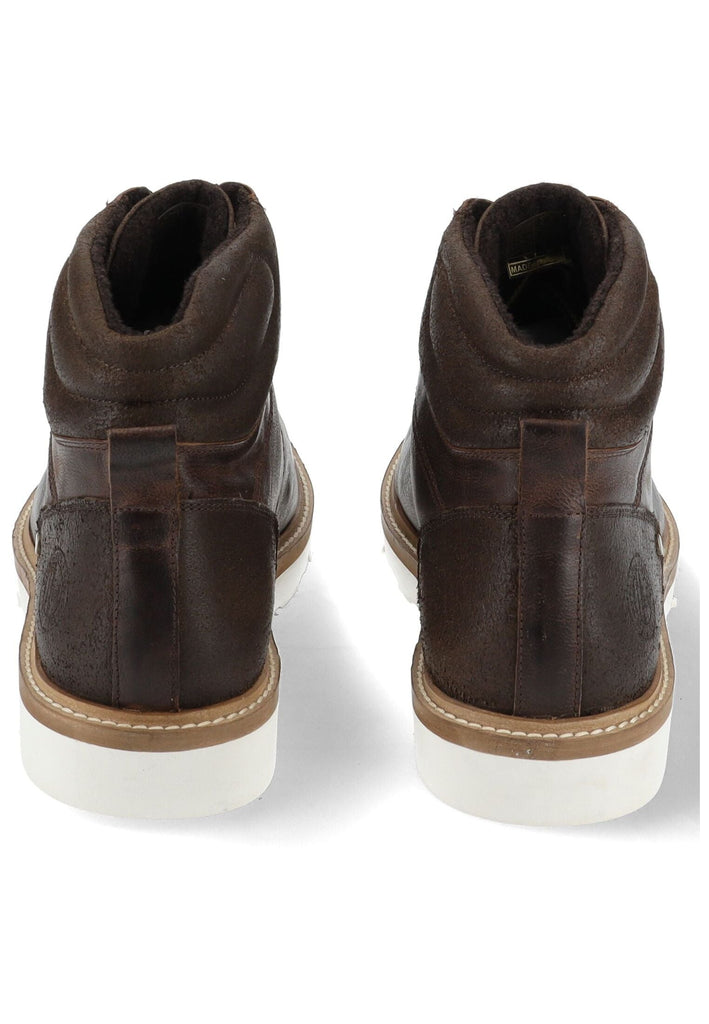 Pantofola d Oro Stiefelette Leder Coffee Warmfutter