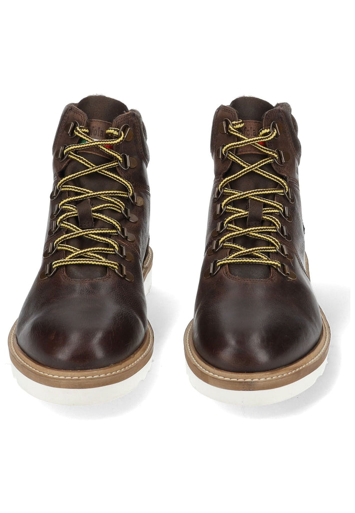 Pantofola d Oro Stiefelette Leder Coffee Warmfutter