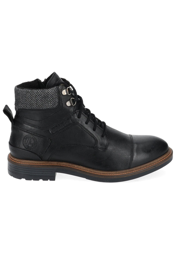 Pantofola d Oro Stiefelette Leder Schwarz