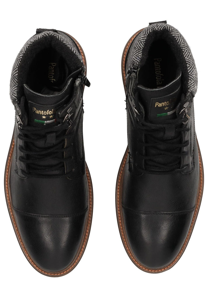 Pantofola d Oro Stiefelette Leder Schwarz