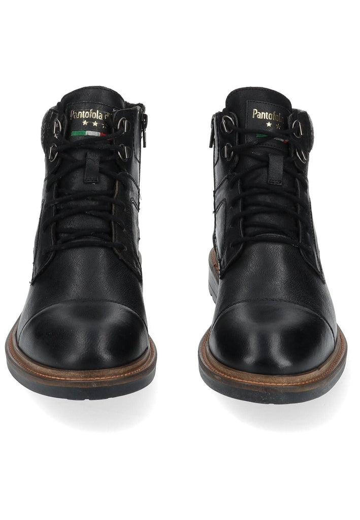 Pantofola d Oro Stiefelette Leder Schwarz