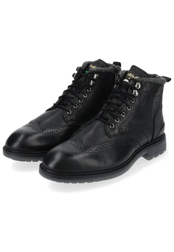 Pantofola d Oro Stiefelette Leder Schwarz